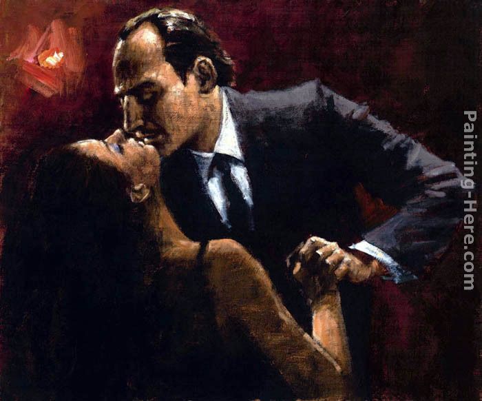 Embrace of Tango painting - Fabian Perez Embrace of Tango art painting